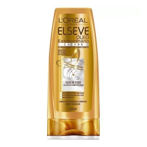 Condicionador Elseve ÓleO Extraordinário Cachos 200ml