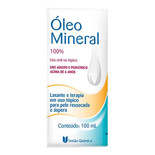 Óleo Mineral União Química 100Ml