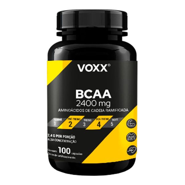 BCAA 2400mg Voxx 100 Cápsulas