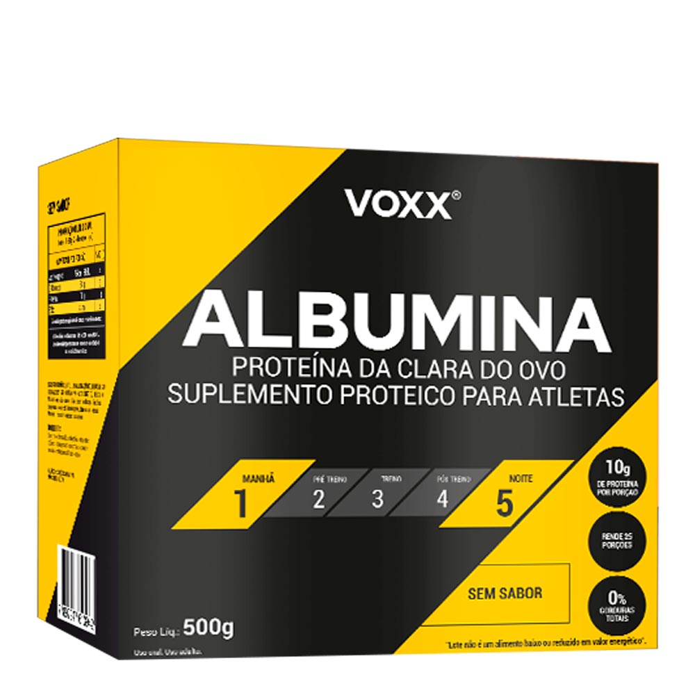 Albumina Voxx Sem Sabor 500g - DSP Interplayer