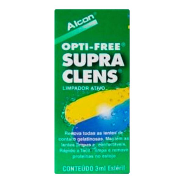 Solução para Lentes Opti-Free Supra Clens Alcon 3ml