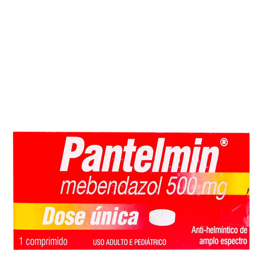 Antiparasitário Pantelmin 500mg 1 Comprimido