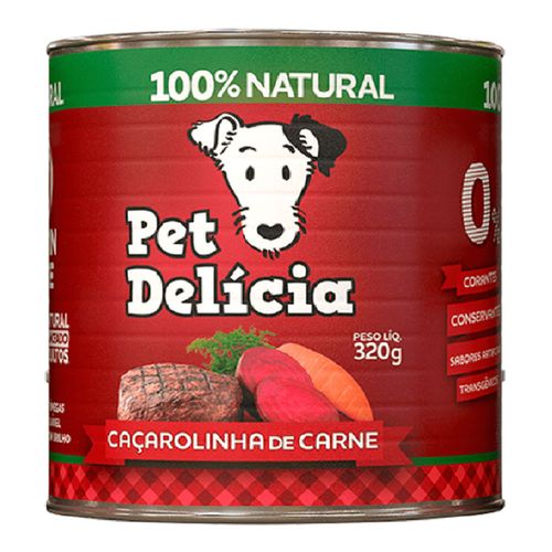 Pet Delícia para cães - Caçarolinha de Carne Pet Delícia para cães - Caçarolinha de Carne