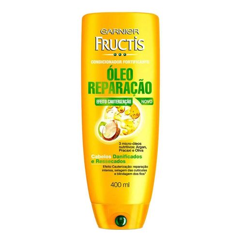 Condicionador Fructis Óleo Reparação 3 Óleos 400ml Condicionador Fructis Óleo Reparação 3 Óleos 400ml