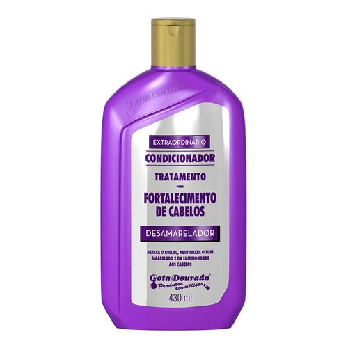 Condicionador Gota Dourada Desamarelador 430ml