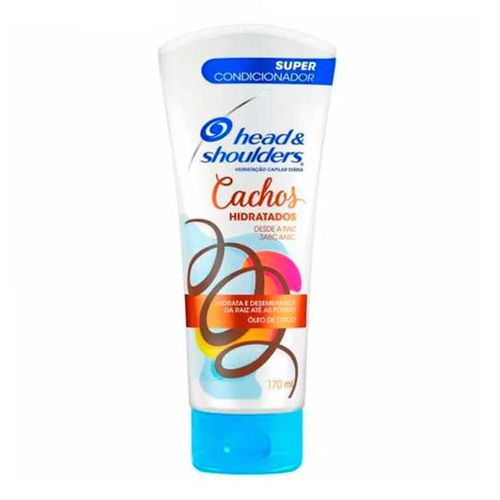 Condicionador Head&Shoulders Cachos Hidratados 170ml Condicionador Head&Shoulders Cachos Hidratados 170ml