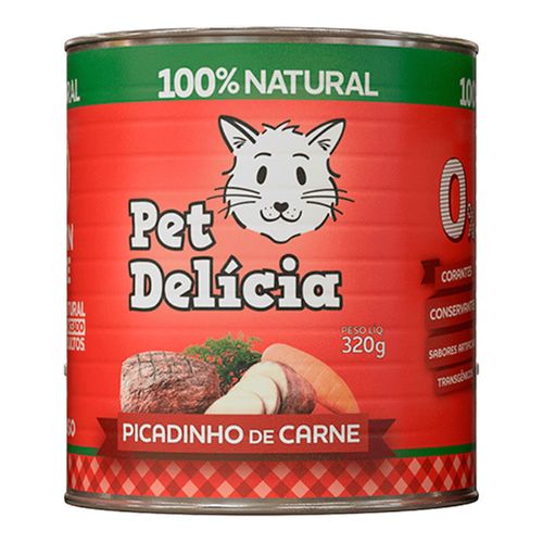 Pet Delícia para gatos - Picadinho de Carne