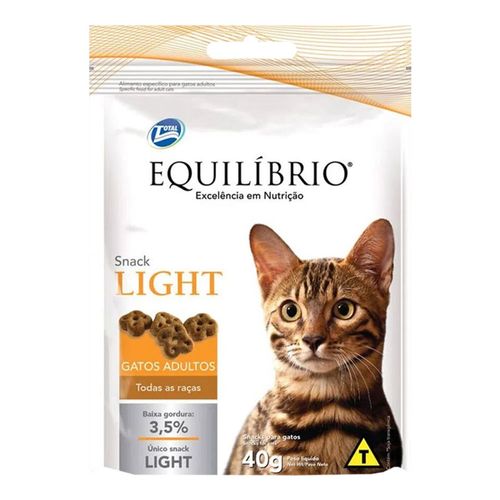 Petisco Equilíbrio Snack Cat Light 40gr Petisco Equilíbrio Snack Cat Light 40gr