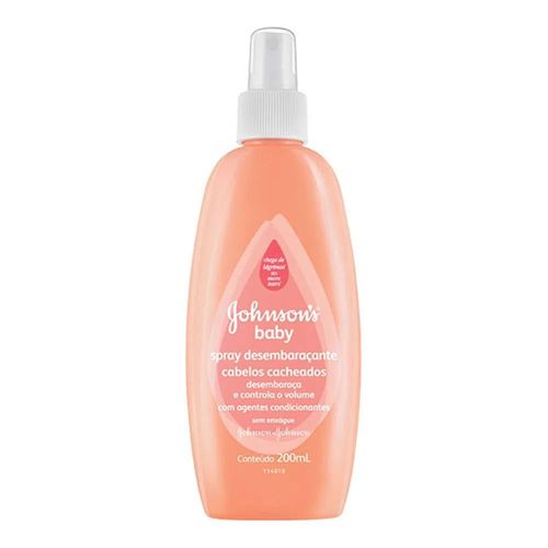 Condicionador Johnson's Baby Spray Desembaraçante Cabelos Cacheados 200ml Condicionador Johnson's Baby Spray Desembaraçante Cabelos Cacheados 200ml