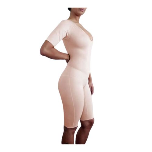 Modelador Em Cetinete Com Lycra Com Meia Manga Para Lipo Ref 611 Curvatex Modelador Em Cetinete Com Lycra Com Meia Manga Para Lipo Ref 611 Curvatex