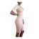 Modelador Em Cetinete Com Lycra Com Meia Manga Para Lipo Ref 611 Curvatex