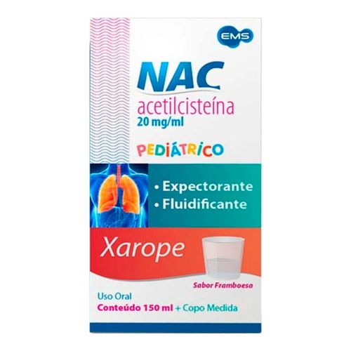 Nac Xarope Infantil 20mg/ml EMS 150ml Nac Xarope Infantil 20mg/ml EMS 150ml