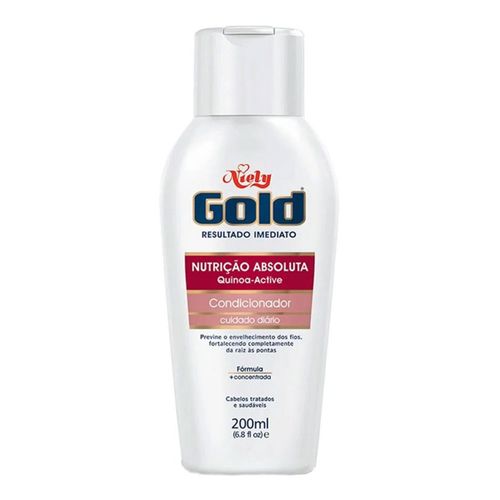 Condicionador Niely Gold Nutrição Absoluta 200ml Condicionador Niely Gold Nutrição Absoluta 200ml