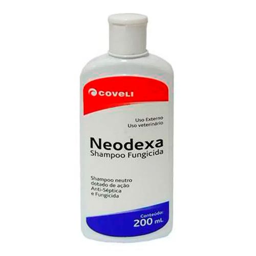 NEODEXA Shampoo Fungicida - frasco com 200ml NEODEXA Shampoo Fungicida - frasco com 200ml