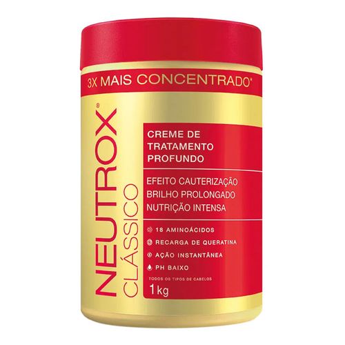 Creme Para Tratamento Neutrox Clássico 1kg Creme Para Tratamento Neutrox Clássico 1kg