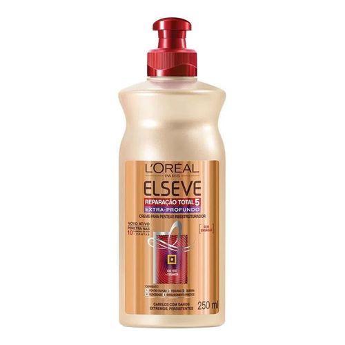Creme Pentear Elseve Reparação Total 5 Extra Profundo 250ml Creme Pentear Elseve Reparação Total 5 Extra Profundo 250ml