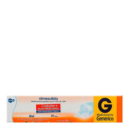 Nimesulida Gel 20mg Genérico EMS 30g