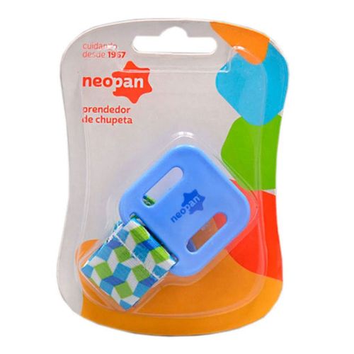 Prendedor de Chupeta Neopan Azul 1 Unidade Prendedor de Chupeta Neopan Azul 1 Unidade