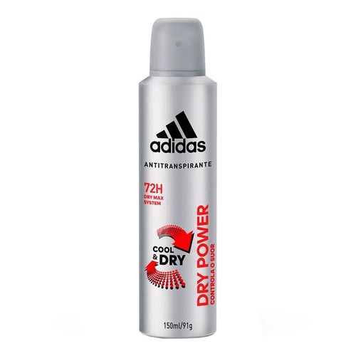 Desodorante Adidas Aerosol Masculino Dry Power 150ml