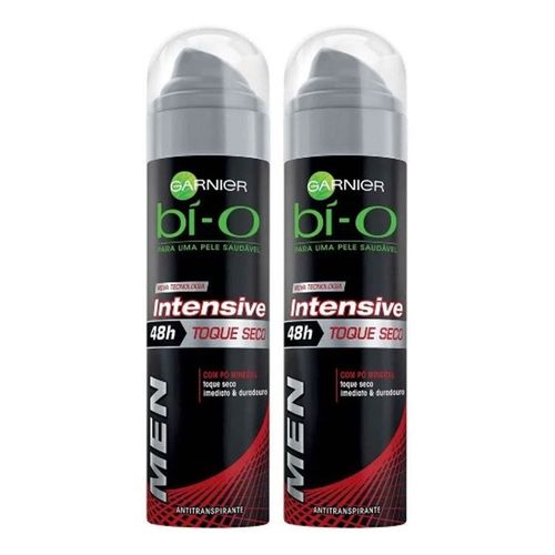 Desodorante Aerosol Bi-O Intensive Toque Seco 150ml 2 Unidades Desodorante Aerosol Bi-O Intensive Toque Seco 150ml 2 Unidades
