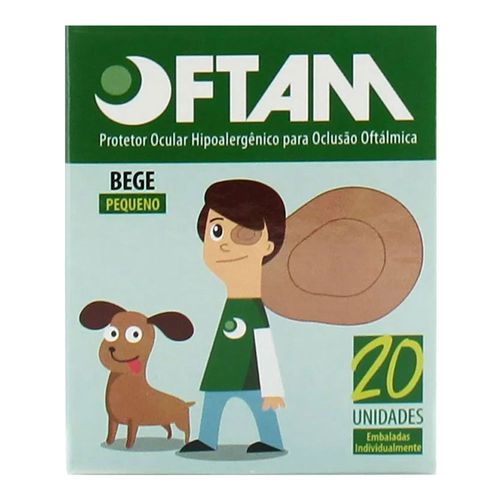 Protetor Ocular Oftam Bege Amp Protetor Ocular Oftam Bege Amp