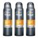 Desodorante Aerosol Dove Energy Dry 3 Unidades
