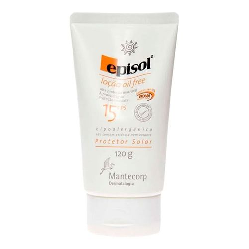 Protetor Solar Episol Loção Oil Free FPS15 120ml Protetor Solar Episol Loção Oil Free FPS15 120ml