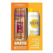 Protetor Solar L'Oréal Expertise FPS 30 120ml + Grátis Condicionador Elseve 200ml