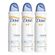 Desodorante Aerosol Dove Original 113ml 3 Unidades Desodorante Aerosol Dove Original 113ml 3 Unidades