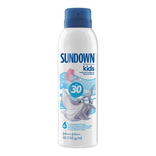 Protetor Solar Sundown Kids Spray FPS30 150ml Protetor Solar Sundown Kids Spray FPS30 150ml