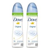 Desodorante Aerosol Dove Original Comprimidos 54g 2 Unidades