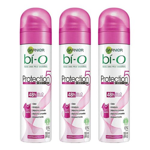 Desodorante Aerosol Feminino Bi-O 150ml 3 Unidades Desodorante Aerosol Feminino Bi-O 150ml 3 Unidades