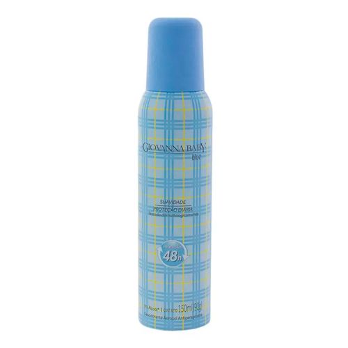 Desodorante Giovanna Baby Aerosol Azul Feminino - 150Ml
