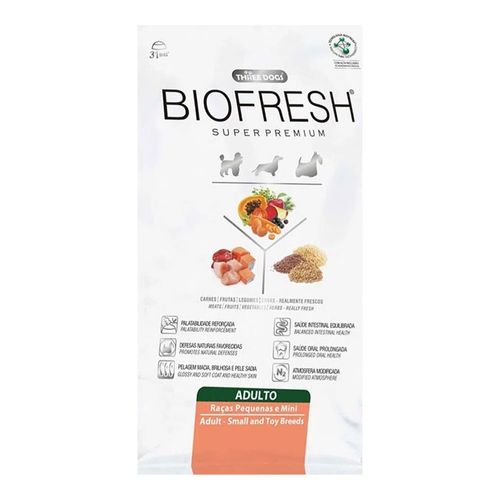 Ração Biofresh - Adulto raças pequenas e mini Ração Biofresh - Adulto raças pequenas e mini