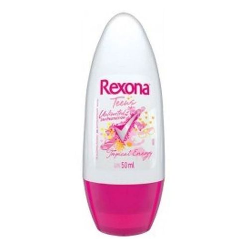 Desodorante Rexona Roll On Teens Tropical Energy Feminino 50g