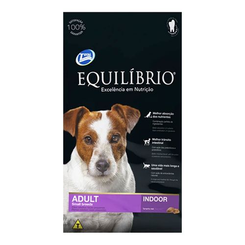 Ração Equilíbrio Cães Adultos Raças Pequenas Indoor Ração Equilíbrio Cães Adultos Raças Pequenas Indoor