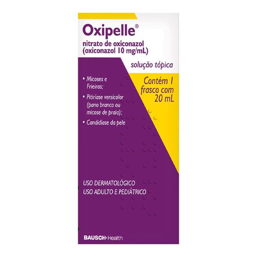 Antifúngico E Antimicótico Oxipelle 10Mg/Ml 20Ml