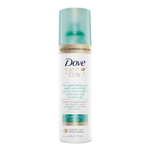 Shampoo a Seco Dove Care On Day 2 75ml Shampoo a Seco Dove Care On Day 2 75ml