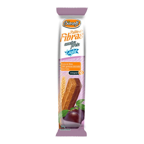 Palito de Fibras Light Biosoft Ameixa 30g