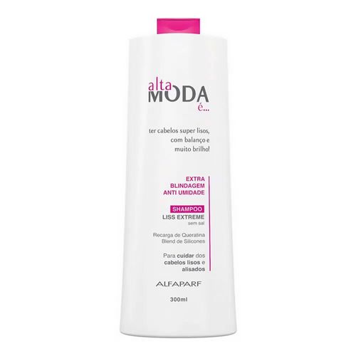 Shampoo Alta Moda Liss Extreme 300ml Shampoo Alta Moda Liss Extreme 300ml