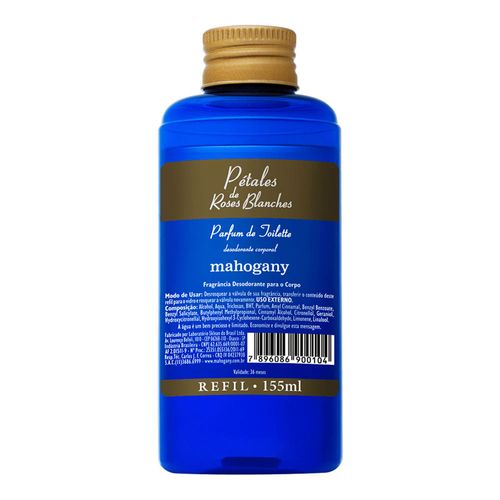 Fragrância Desodorante Refil Pétales des Roses Blanches Mahogany 155ml Fragrância Desodorante Refil Pétales des Roses Blanches Mahogany 155ml
