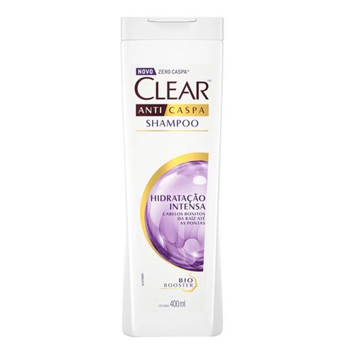 Shampoo Anticaspa Clear Hidratação Intensa 400ml Shampoo Anticaspa Clear Hidratação Intensa 400ml