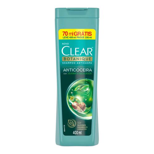 Shampoo Clear Anticoceira 400ml Shampoo Clear Anticoceira 400ml