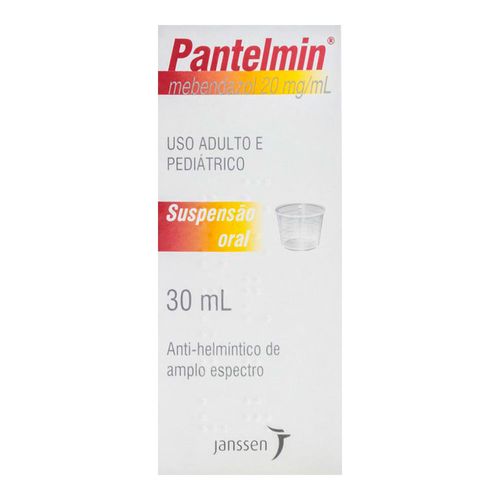 Pantelmin Suspensão 100mg/5ml 30ml Pantelmin Suspensão 100mg/5ml 30ml