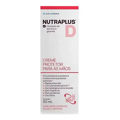 Creme Protetor para Mãos Nutraplus 50ml Creme Protetor para Mãos Nutraplus 50ml