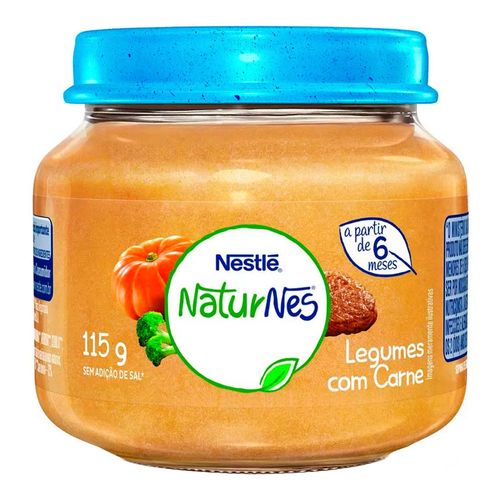Papinha Nestlé Legumes com Carne 115g Papinha Nestlé Legumes com Carne 115g