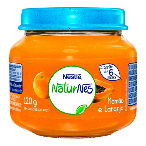 Papinha Nestlé Mamão com Laranja 120g Papinha Nestlé Mamão com Laranja 120g