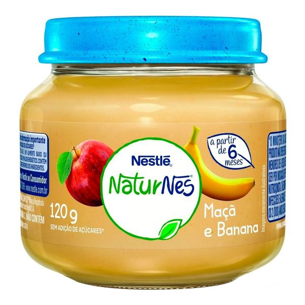 Papinha Nestlé Naturnes Banana e Maçã 120g