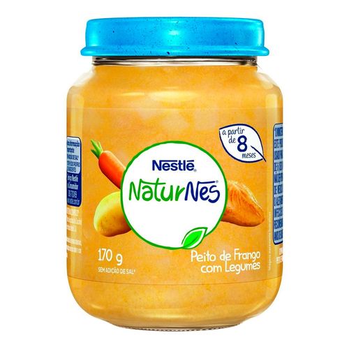 Papinha Nestlé Naturnes Peito de Frango com Legumes 170g Papinha Nestlé Naturnes Peito de Frango com Legumes 170g