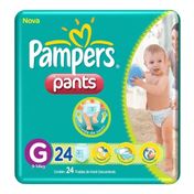 Fralda Descartável Pampers Pants G 24 Unidades